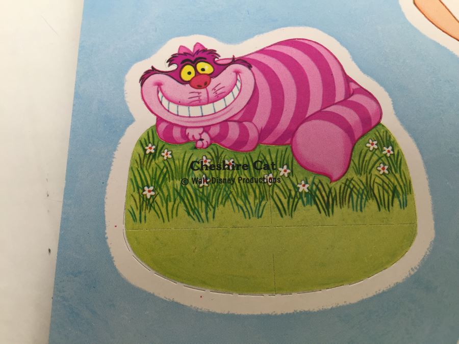 Walt Disney Alice In Wonderland Paper Doll Book Whitman New Old Stock Vintage 1976 [Photo 7]