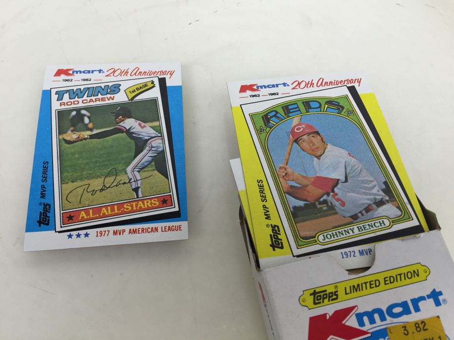 Topps Limited Edition Kmart AL & NL MVP's Baseball Cards Collectors ...