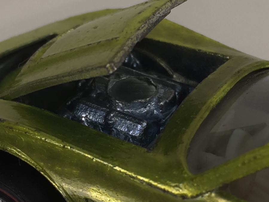 HOT WHEELS Redline 'Custom Corvette' Green Vintage 1968 Mattel USA [Photo 9]