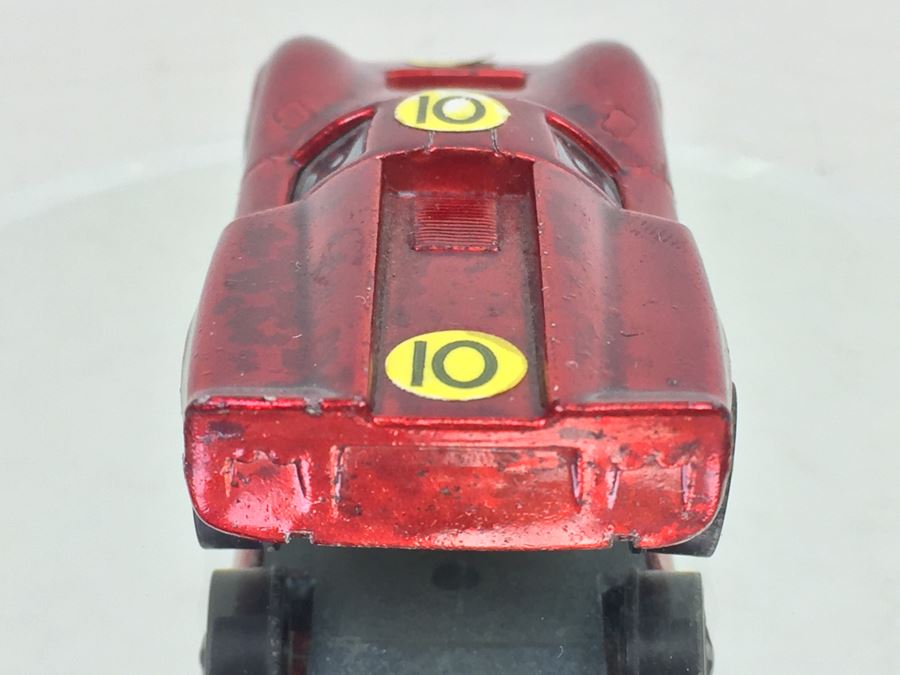 HOT WHEELS Redline 'LOLA GT70' Red Vintage 1968 Mattel USA [Photo 7]