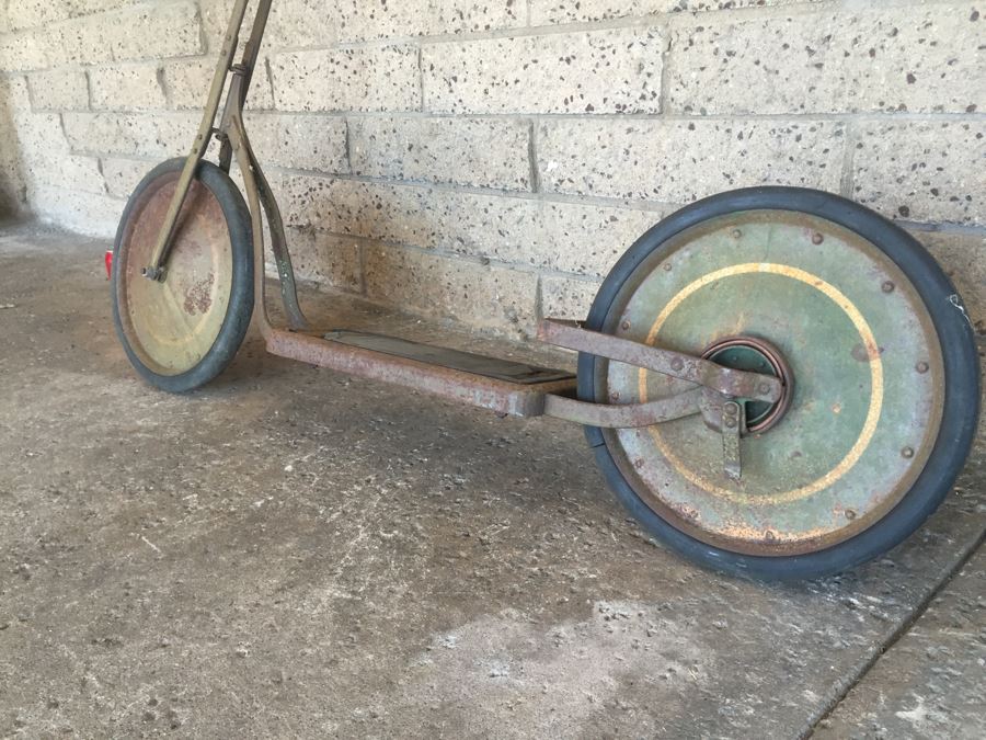 Early Scooter 'Coaster Brake Fairy Ball Bearing Discooter The Colson Co' Elyria, Ohio [Photo 15]