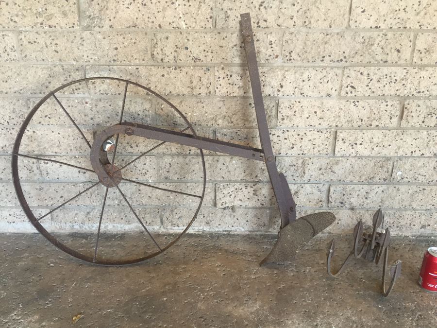 Old Metal Farming Implements Plough Tilling [Photo 4]