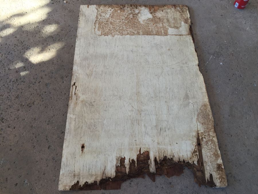 Old Hand Painted Wooden Sign 'J & G Antique & Treasures' Black And White [Photo 16]