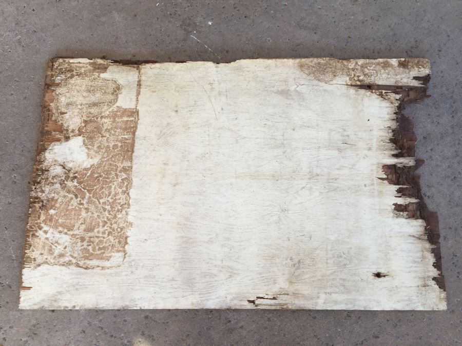 Old Hand Painted Wooden Sign 'J & G Antique & Treasures' Black And White [Photo 14]