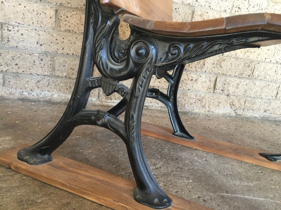 Early Child's School Desk Wood And Metal OLIVE F.D. Jones Los Angeles, CA [Photo 12]