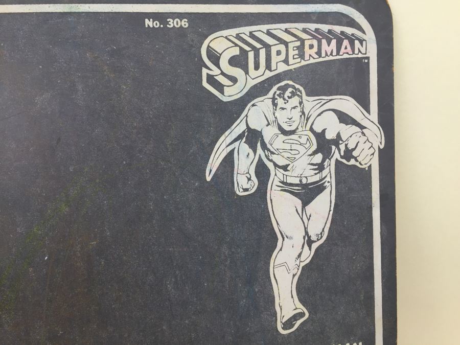 Justic League Of America Chalkboard Batman Superman Wonder Woman DC Comics Vintage 1978 [Photo 6]