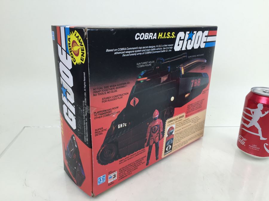 G.I. Joe COBRA H.I.S.S. High Speed Sentry Tank New In Box HASBRO 6051 Vintage 1983 [Photo 10]