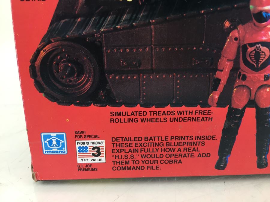 G.I. Joe COBRA H.I.S.S. High Speed Sentry Tank New In Box HASBRO 6051 Vintage 1983 [Photo 11]