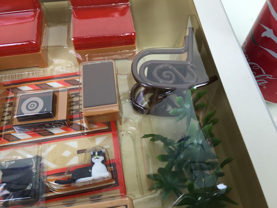 Smaller Homes Contemporary Dollhouse Furniture Stereo TOMY 2401 Vintage New Old Stock [Photo 12]