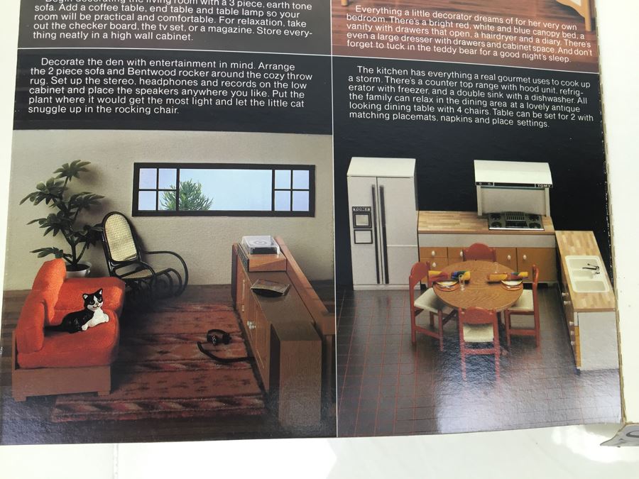 Smaller Homes Contemporary Dollhouse Furniture Stereo TOMY 2401 Vintage New Old Stock [Photo 8]