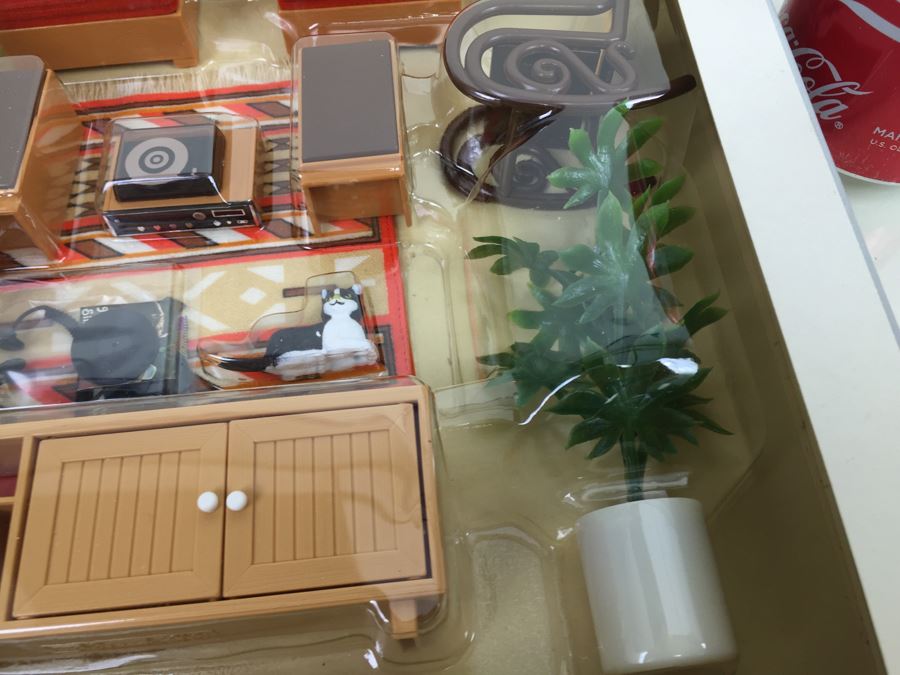 Smaller Homes Contemporary Dollhouse Furniture Stereo TOMY 2401 Vintage New Old Stock [Photo 13]