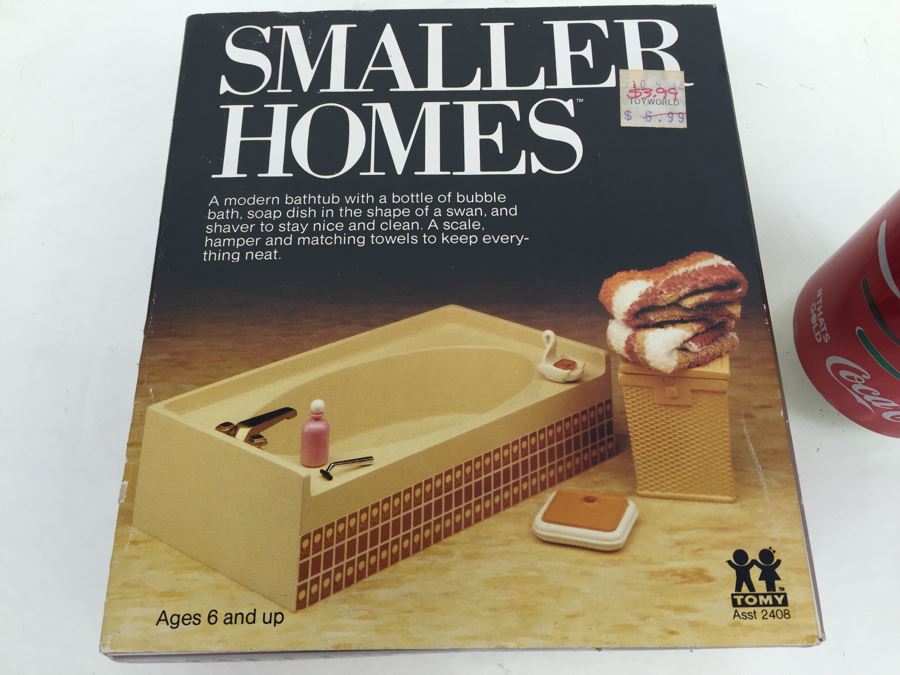 Smaller Homes Dollhouse Modern Bathtub TOMY 2408 Vintage [Photo 4]