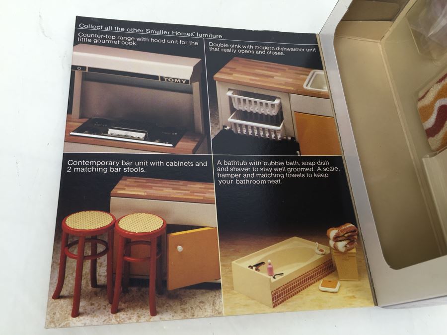 Smaller Homes Dollhouse Modern Bathtub TOMY 2408 Vintage [Photo 7]