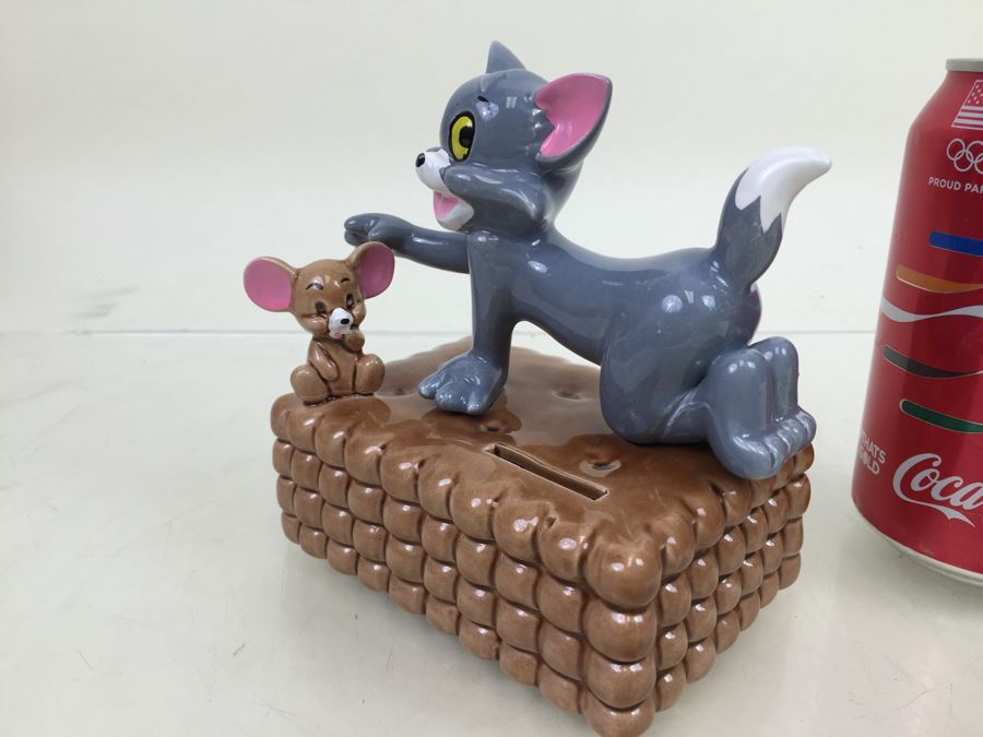 Rare Vintage Sylvester The Cat Ceramic Coin Bank Gorham Japan Metro Goldwyn Mayer Film Co. Vintage 1981 [Photo 2]