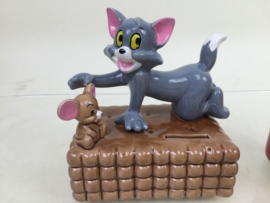 Rare Vintage Sylvester The Cat Ceramic Coin Bank Gorham Japan Metro Goldwyn Mayer Film Co. Vintage 1981 [Photo 4]
