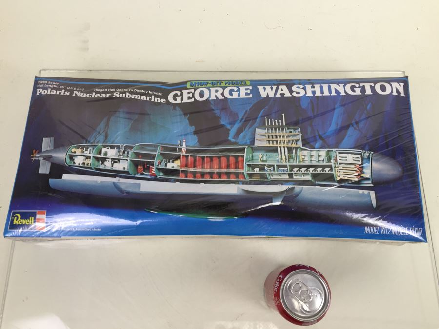 Revell George Washington Polaris Nuclear Submarine Model New Old Stock Sealed Vintage 1978