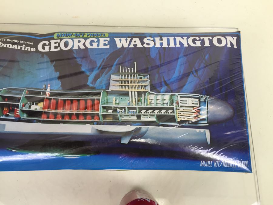 Revell George Washington Polaris Nuclear Submarine Model New Old Stock Sealed Vintage 1978 [Photo 5]