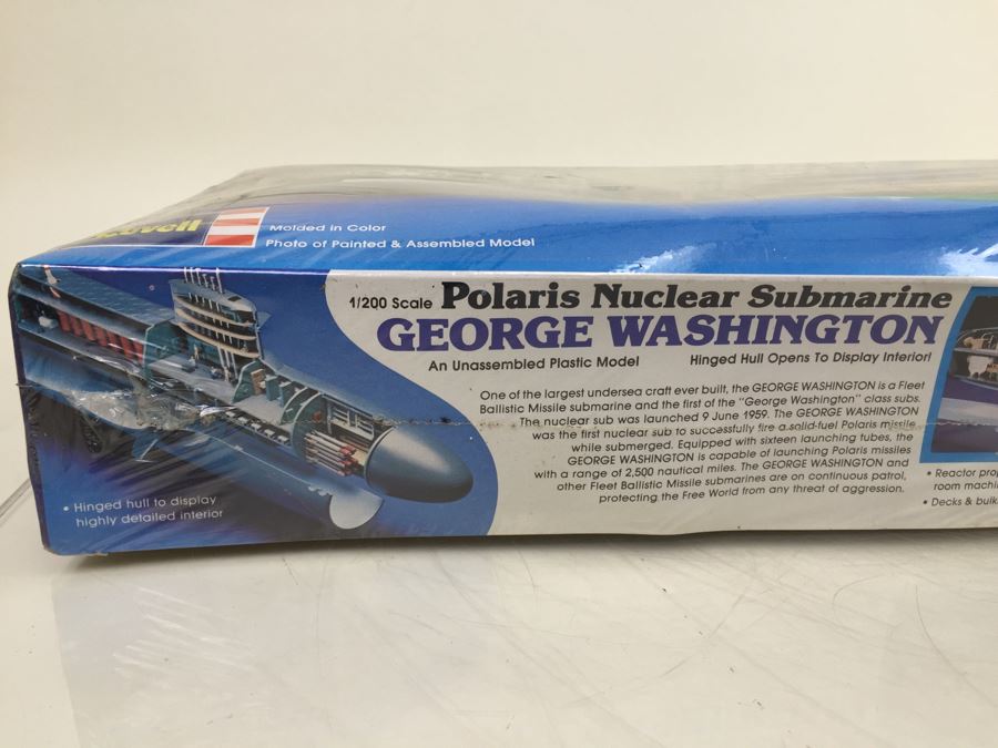 Revell George Washington Polaris Nuclear Submarine Model New Old Stock Sealed Vintage 1978 [Photo 10]