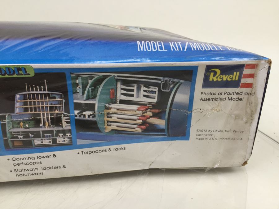 Revell George Washington Polaris Nuclear Submarine Model New Old Stock Sealed Vintage 1978 [Photo 7]