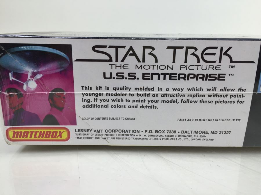Matchbox Lesney AMT STAR TREK The Motion Picture U.S.S. Enterprise Model Kit New Old Stock Sealed Vintage 1979 [Photo 11]