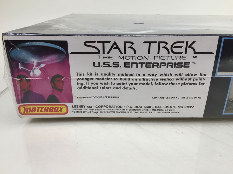 Matchbox Lesney AMT STAR TREK The Motion Picture U.S.S. Enterprise Model Kit New Old Stock Sealed Vintage 1979 [Photo 3]