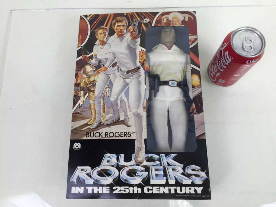MEGO BUCK ROGERS 'BUCK ROGERS' 12 1/2' Action Figure New In Box Vintage 1979 Robert C. Dille