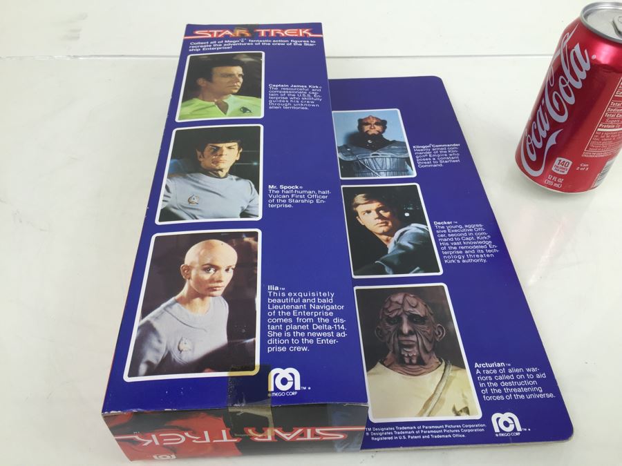 MEGO STAR TREK 'Capt. Kirk' 12 1/2' Action Figure New In Box 91210/1 Vintage 1979 Paramount Pictures Corporation [Photo 15]