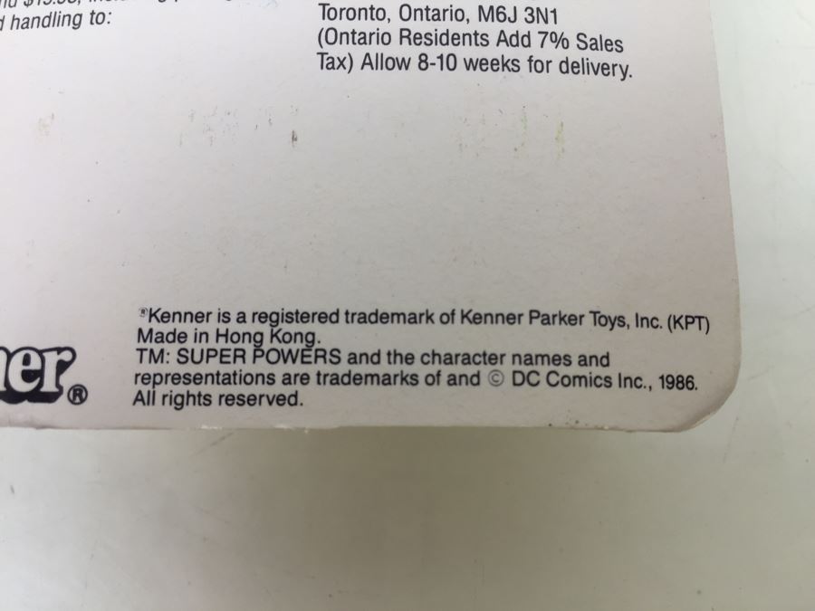 Kenner Super Powers Red Tornado New In Packaging Vintage 1986 DC Comics [Photo 14]