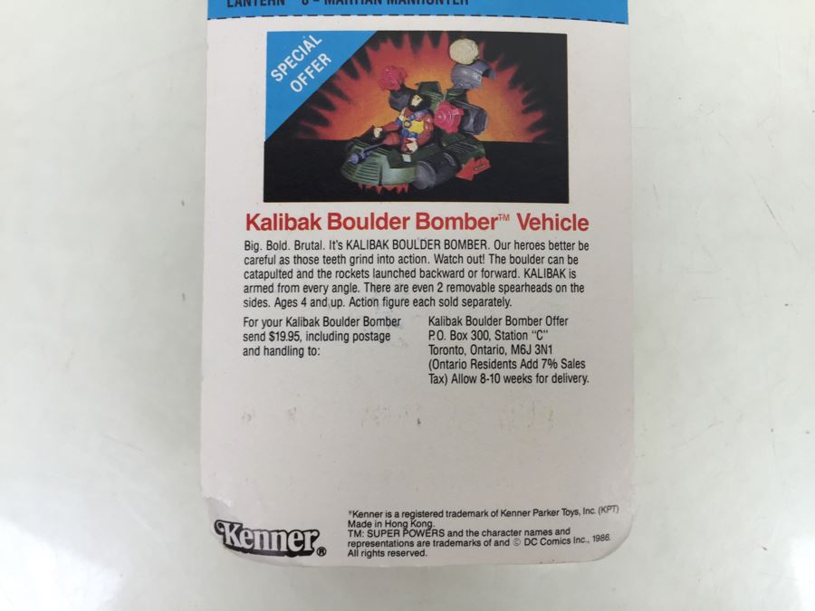 Kenner Super Powers Red Tornado New In Packaging Vintage 1986 DC Comics [Photo 13]