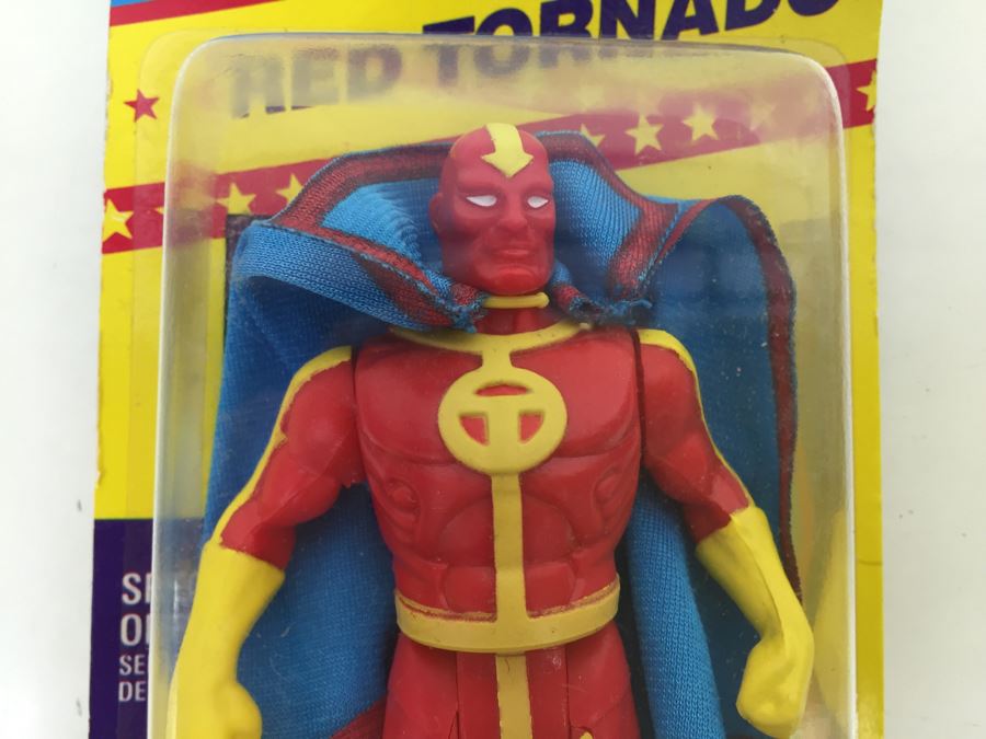 Kenner Super Powers Red Tornado New In Packaging Vintage 1986 DC Comics [Photo 8]