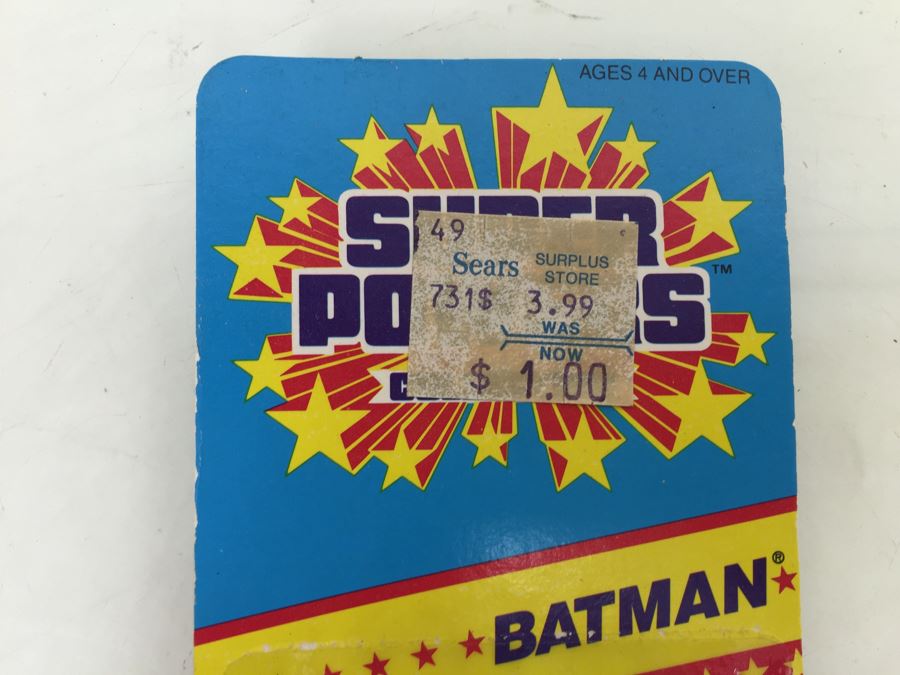 Kenner Super Powers BATMAN New In Packaging Vintage 1986 DC Comics [Photo 11]