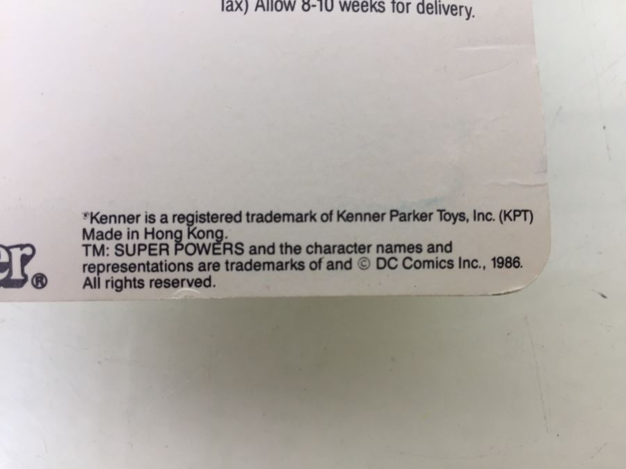 Kenner Super Powers BATMAN New In Packaging Vintage 1986 DC Comics [Photo 15]