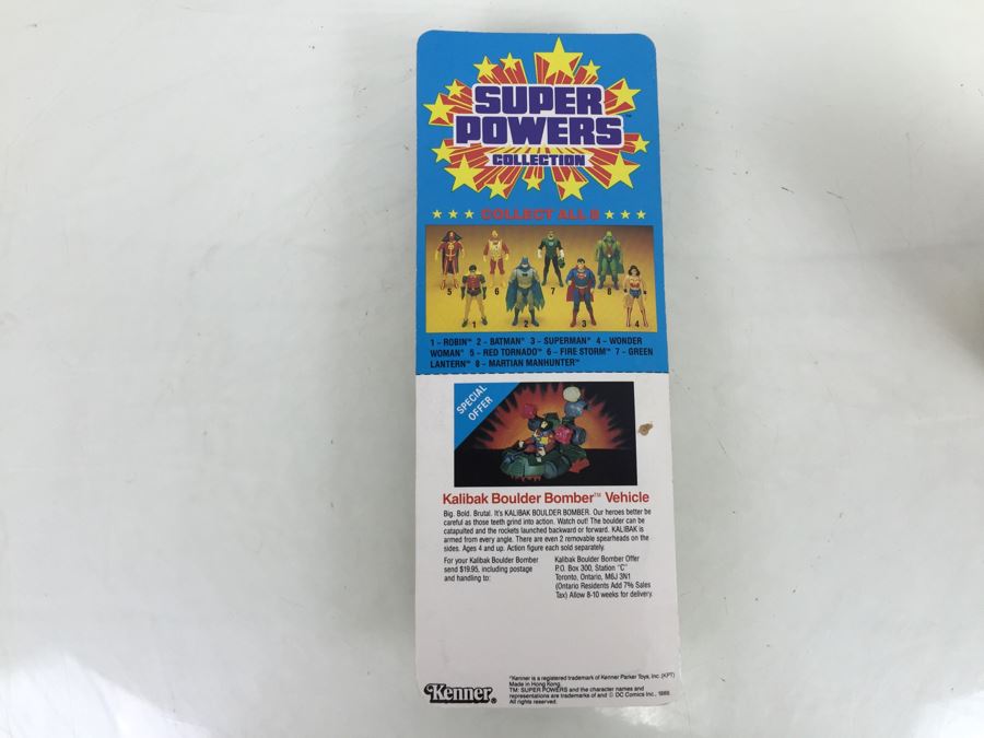 Kenner Super Powers BATMAN New In Packaging Vintage 1986 DC Comics [Photo 3]