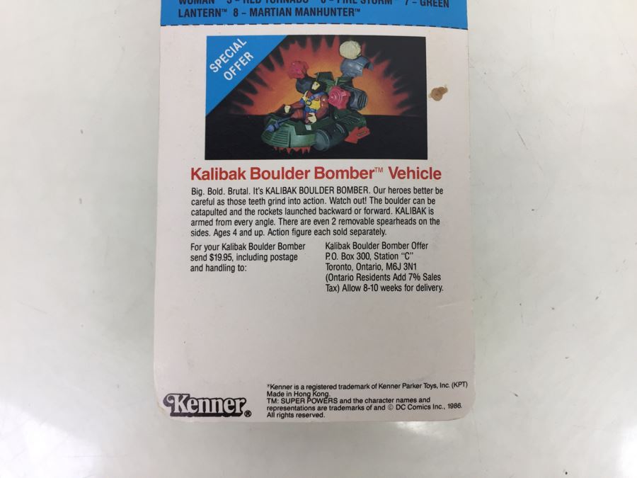 Kenner Super Powers BATMAN New In Packaging Vintage 1986 DC Comics [Photo 14]