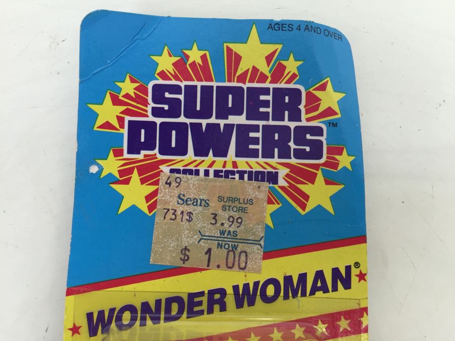 Kenner Super Powers Wonder Woman New In Packaging Vintage 1986 DC Comics [Photo 11]