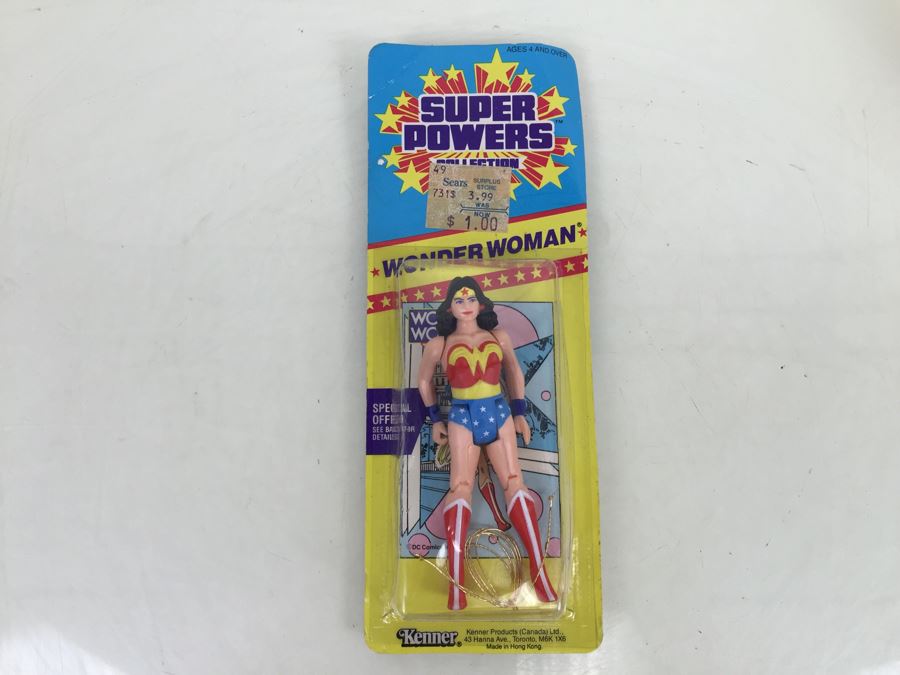 Kenner Super Powers Wonder Woman New In Packaging Vintage 1986 DC Comics [Photo 4]