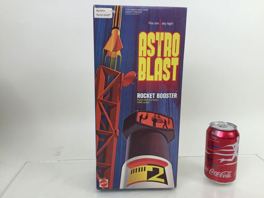 Mattel Astro Blast Rocket Booster In Box No. 2123 Vintage 1978