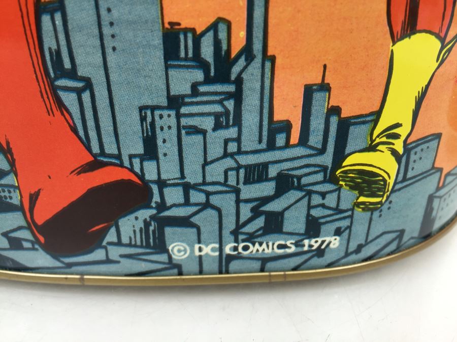 Super Heroes Waste Basket Superman BATMAN Robin Flash Wonder Woman Green Lantern DC Comics Vintage 1979 New Old Stock Cheinco [Photo 6]