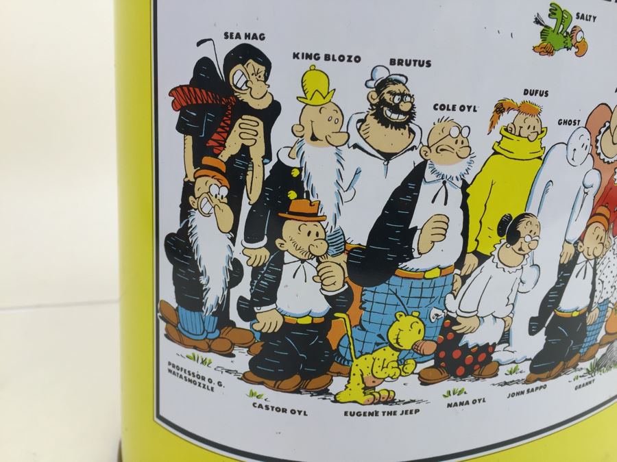 Popeye Waste Basket Vintage 1970's Cheinco New Old Stock [Photo 8]