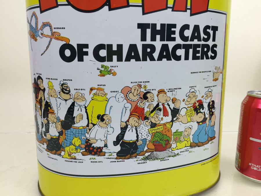Popeye Waste Basket Vintage 1970's Cheinco New Old Stock [Photo 7]