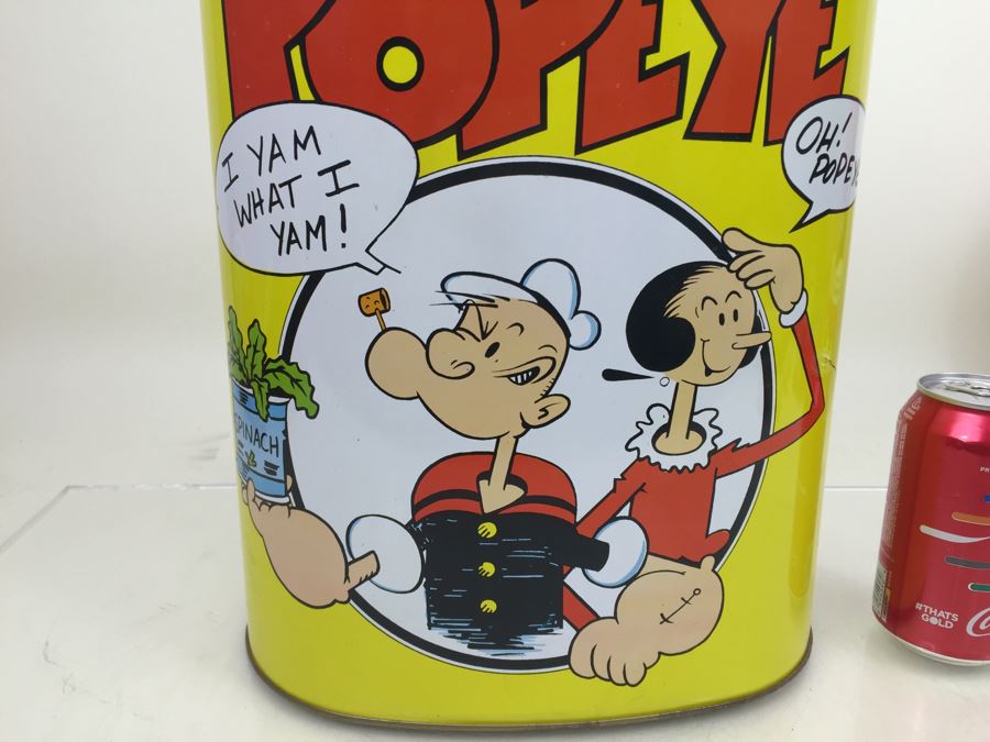 Popeye Waste Basket Vintage 1970's Cheinco New Old Stock [Photo 4]
