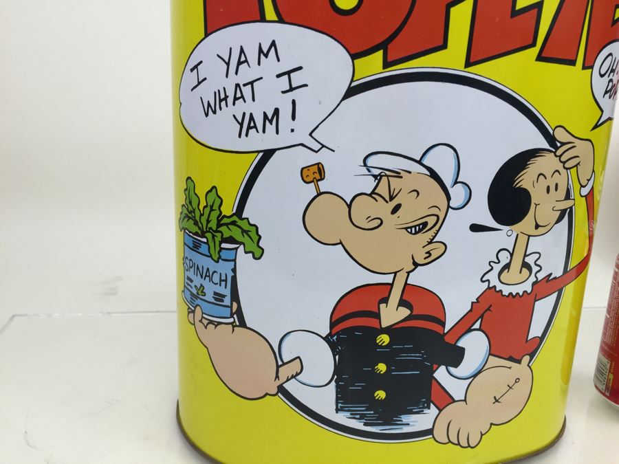 Popeye Waste Basket Vintage 1970's Cheinco New Old Stock [Photo 5]