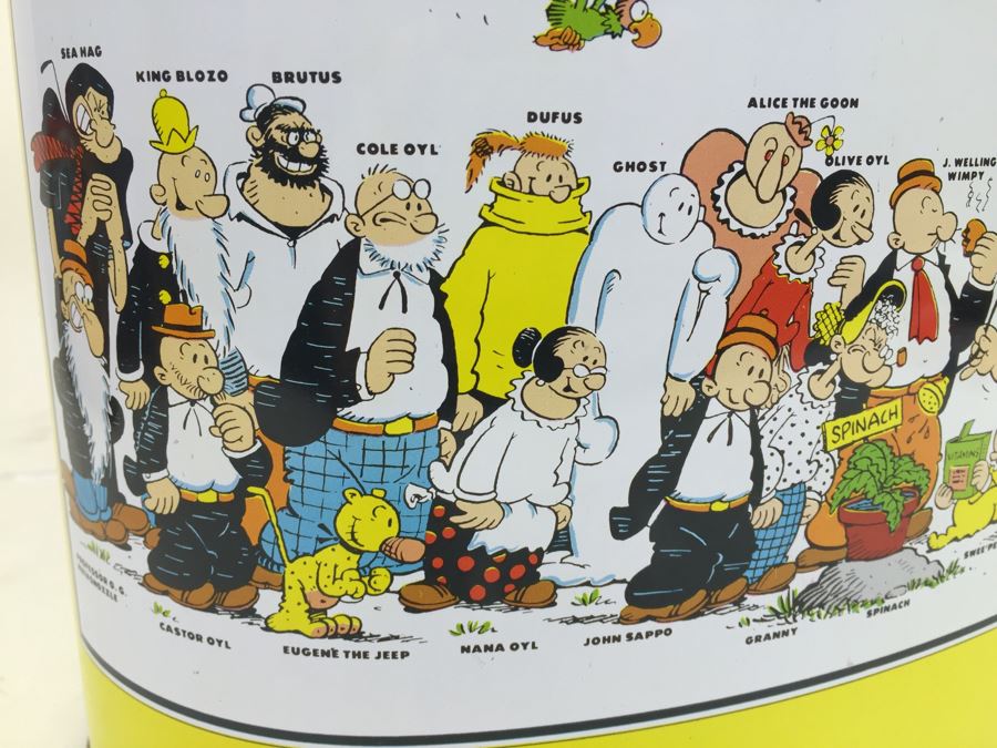 Popeye Waste Basket Vintage 1970's Cheinco New Old Stock [Photo 3]