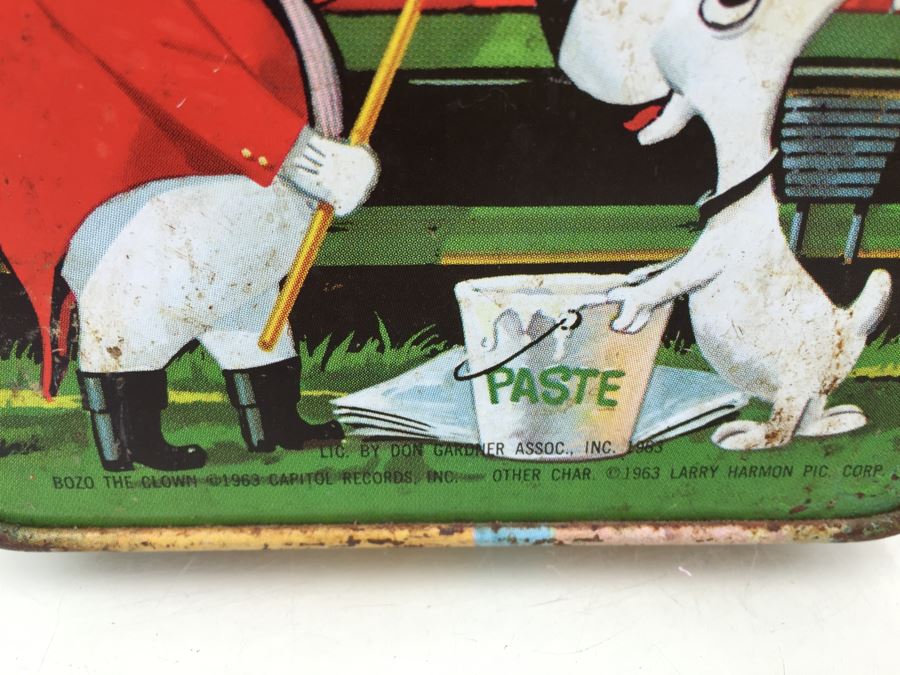 BOZO The Clown Aladdin Industries Lunch Pale Vintage 1963 [Photo 10]