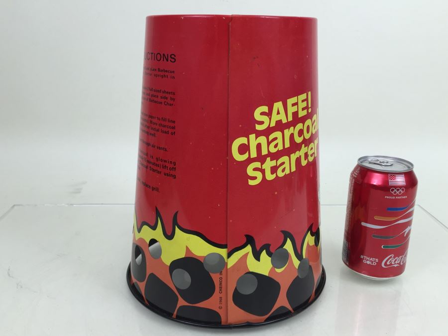SMOKEY The Bear Safe Charcoal Starter Cheinco Inc Vintage 1968 New Old Stock [Photo 9]