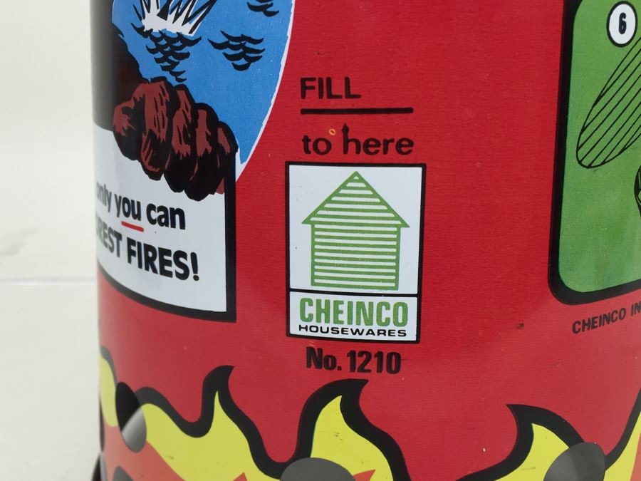 SMOKEY The Bear Safe Charcoal Starter Cheinco Inc Vintage 1968 New Old Stock [Photo 5]