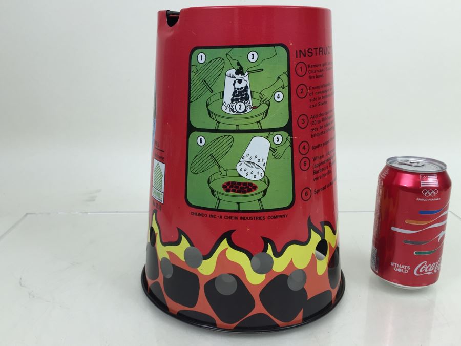 SMOKEY The Bear Safe Charcoal Starter Cheinco Inc Vintage 1968 New Old Stock [Photo 6]