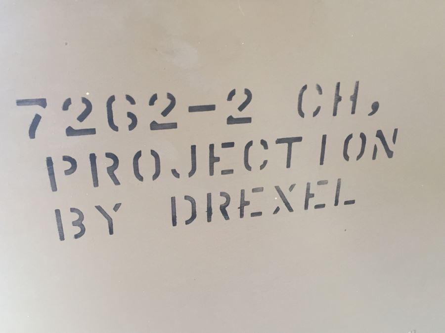 John Van Koert For Drexel Mid-Century Modern Projection Series Gentleman's Dresser Chest Of Drawers With Built In Mirror And Pair Of Drexel Nightstands [Photo 28]