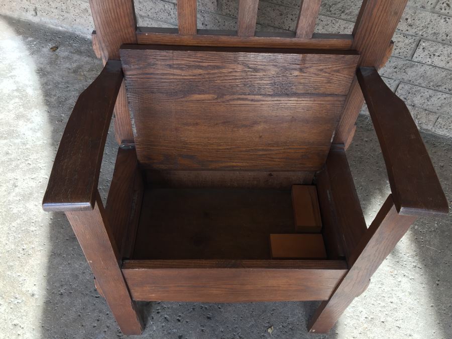 Stunning Smaller Vintage Hall Tree With Custom Cushions [Photo 12]