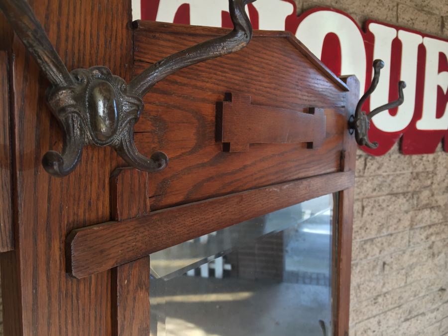 Stunning Smaller Vintage Hall Tree With Custom Cushions [Photo 8]